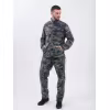 Костюм мужской OneRus Лис, флис, серый/бежевый камуфляж, размер 56-58 (XL), 182-188 см