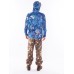 Джерси с капюшоном мужское Triton Gear TRITONGEAR, ткань Фабрикс, синий, размер XL