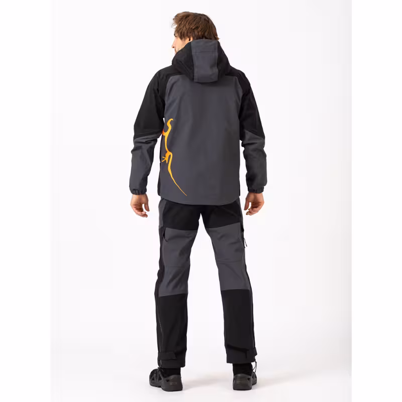 Костюм мужской Triton Gear PRO Angler 2022, ткань Таслан, серый/черный, размер 60-62, 182-188 см