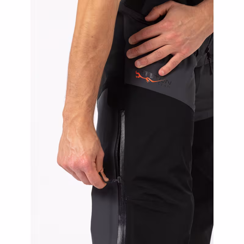 Костюм мужской Triton Gear PRO Angler 2022, ткань Таслан, серый/черный, размер 60-62, 182-188 см