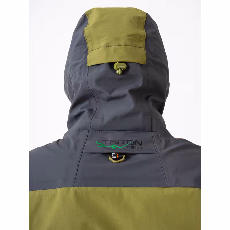 Костюм мужской Triton Gear PRO Angler 2022, ткань Таслан, размер 44-46, 170-176 см, хаки/серый