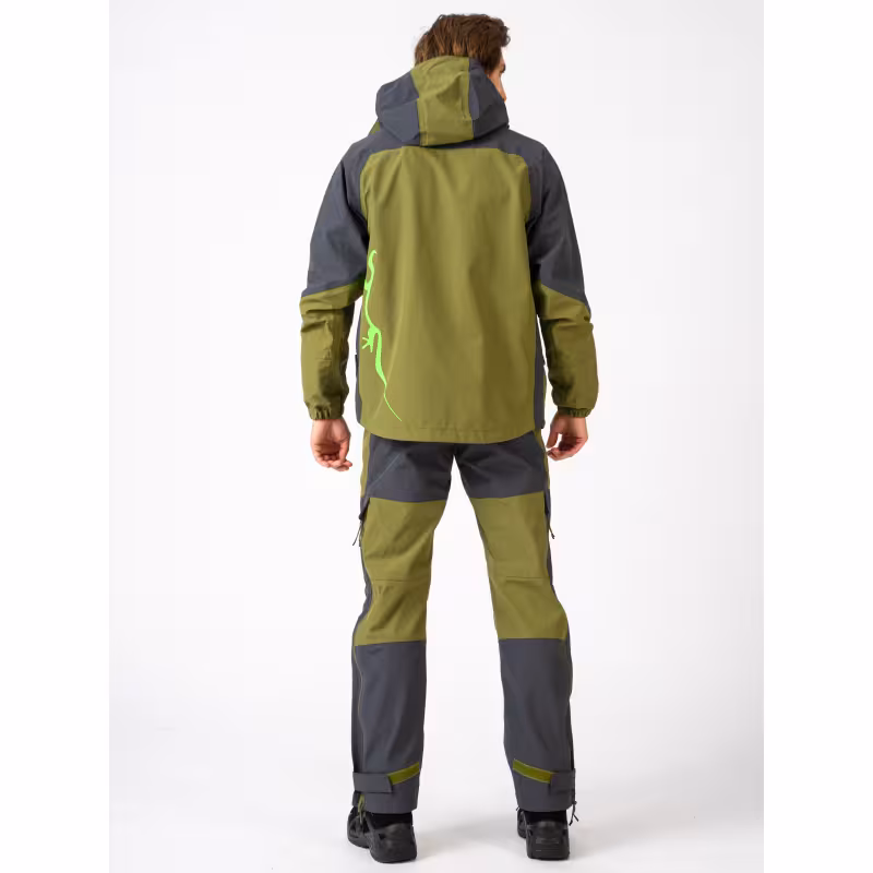 Костюм мужской Triton Gear PRO Angler 2022, ткань Таслан, хаки/серый, размер 52-54, 170-176 см