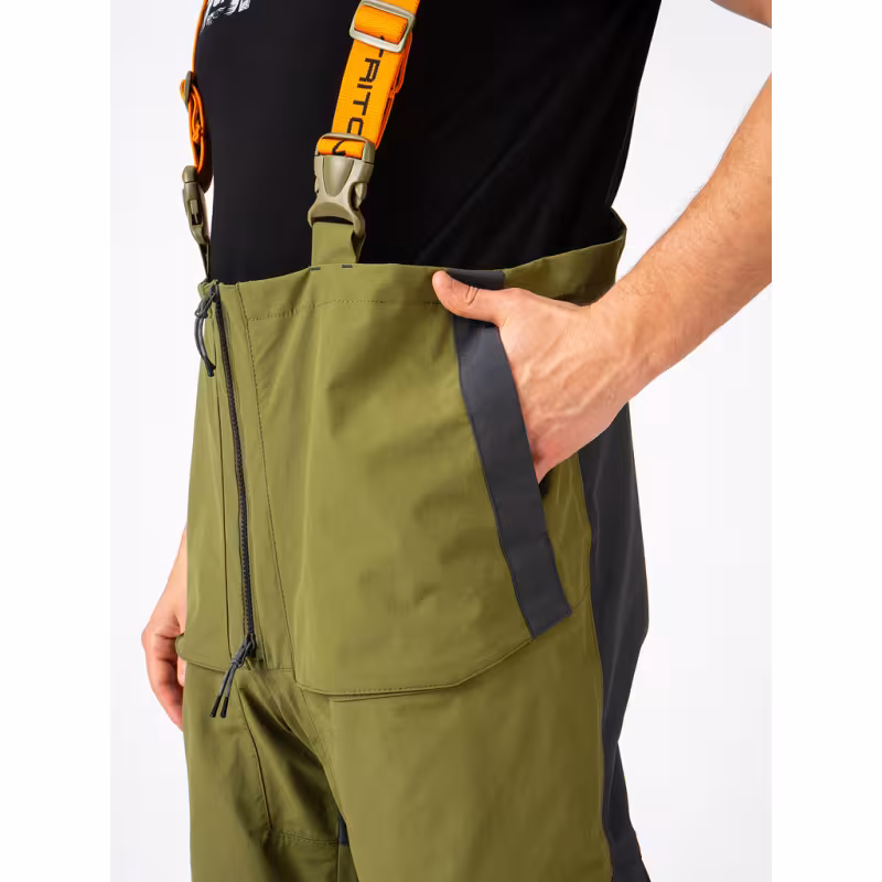 Костюм мужской Triton Gear PRO Angler 2022, ткань Таслан, хаки/серый, размер 52-54, 182-188 см