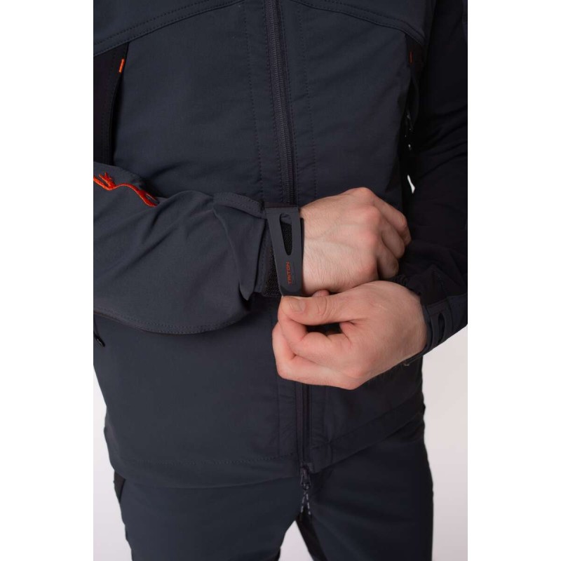 Костюм мужской Triton Gear Reptil, ткань SoftShell APEX, серый/черный, размер 60-62 (XXL), 182-188 см