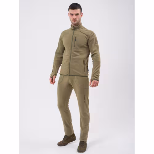 Костюм мужской Triton Gear Рич, флис, хаки, размер 48-50, 170-176 см