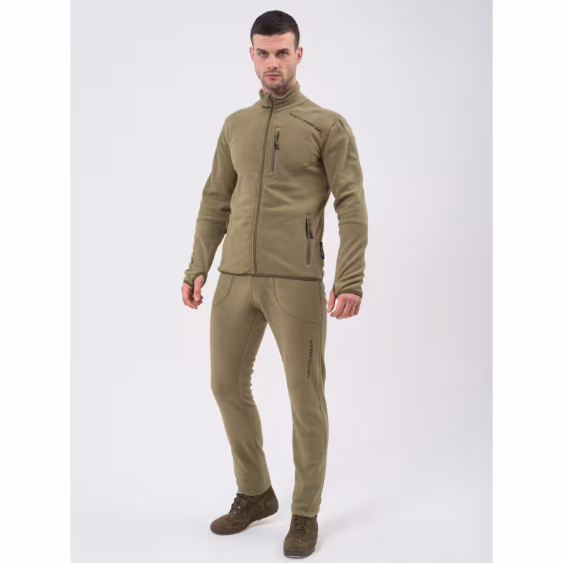 Костюм мужской Triton Gear Рич, флис, хаки, размер 48-50, 182-188 см
