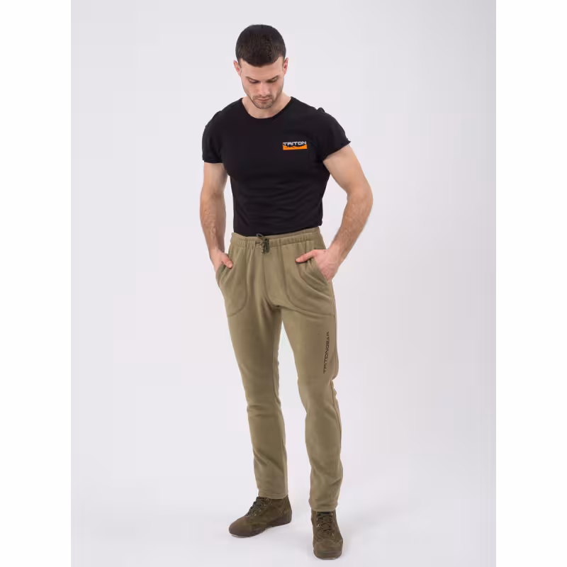 Костюм мужской Triton Gear Рич, флис, хаки, размер 52-54, 182-188 см