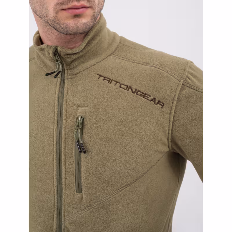 Костюм мужской Triton Gear Рич, флис, хаки, размер 60-62, 182-188 см