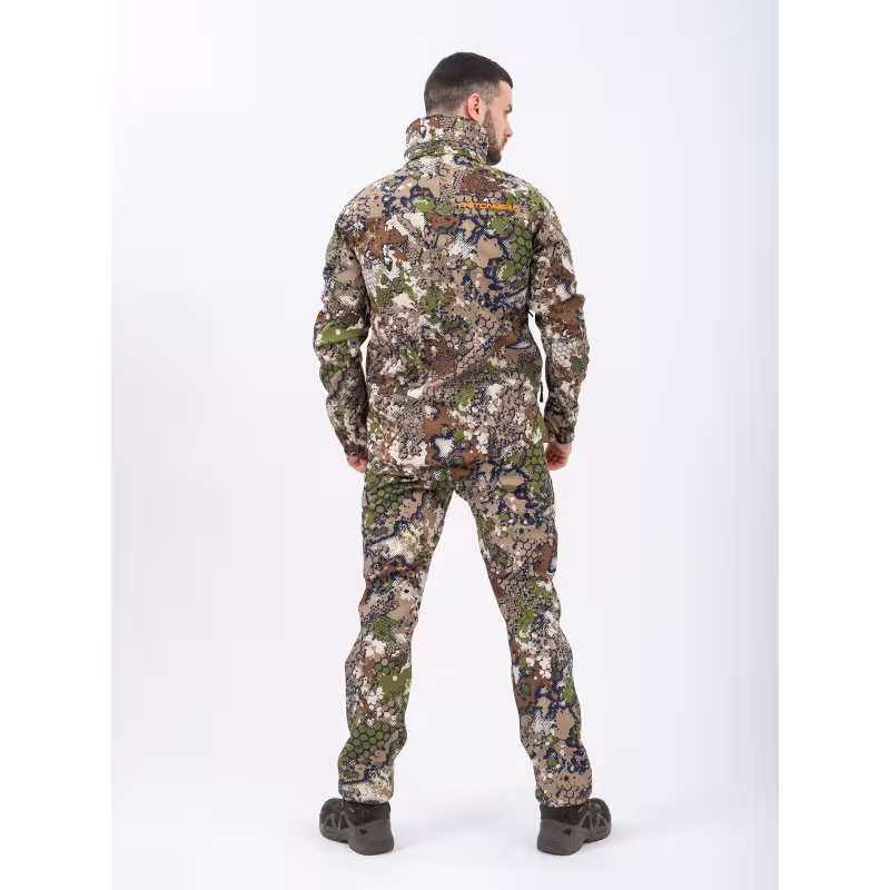 Костюм мужской Triton Gear PRO -5, ткань Софтшелл, принт Forest Green, размер 48-50 (M), 182-188 см