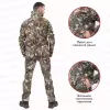 Костюм мужской Triton Gear PRO -5, ткань Софтшелл, принт Forest Green, размер 56-58 (XL), 170-176 см