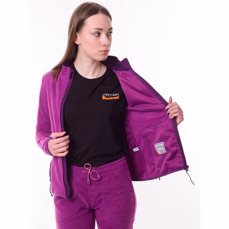 Костюм женский Triton Gear Рич, флис, фиолетовый, размер 52-54, 158-164 см