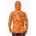 Джерси с капюшоном мужское Triton Gear TRITONGEAR, ткань Фабрикс, оранжевый, размер XXXL