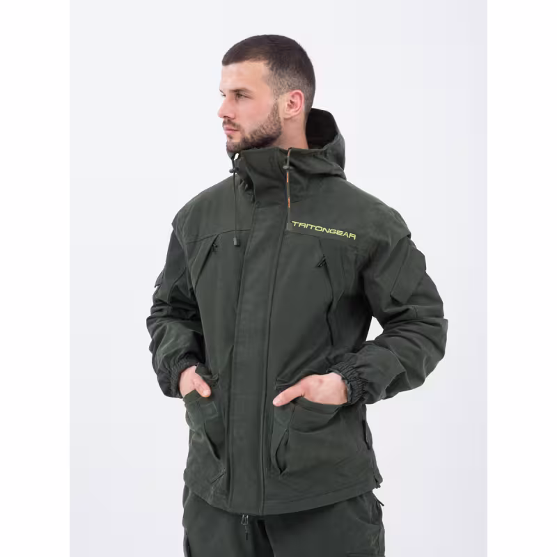 Костюм мужской Triton Gear Gorka PRO -5, ткань Норвегия, зеленый, размер 48-50 (M), 170-176 см
