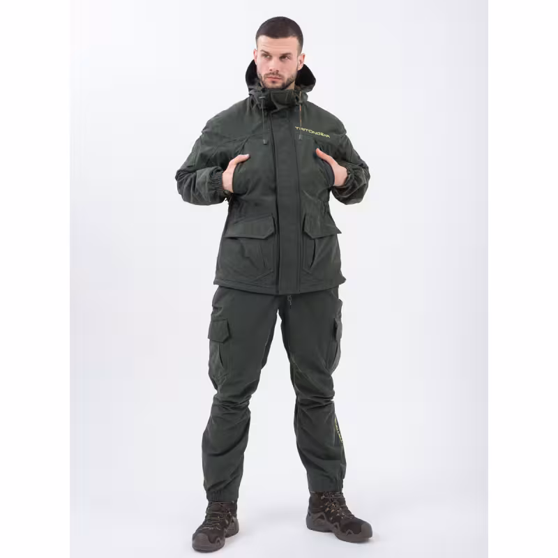 Костюм мужской Triton Gear Gorka PRO -5, ткань Норвегия, зеленый, размер 52-54 (L), 182-188 см