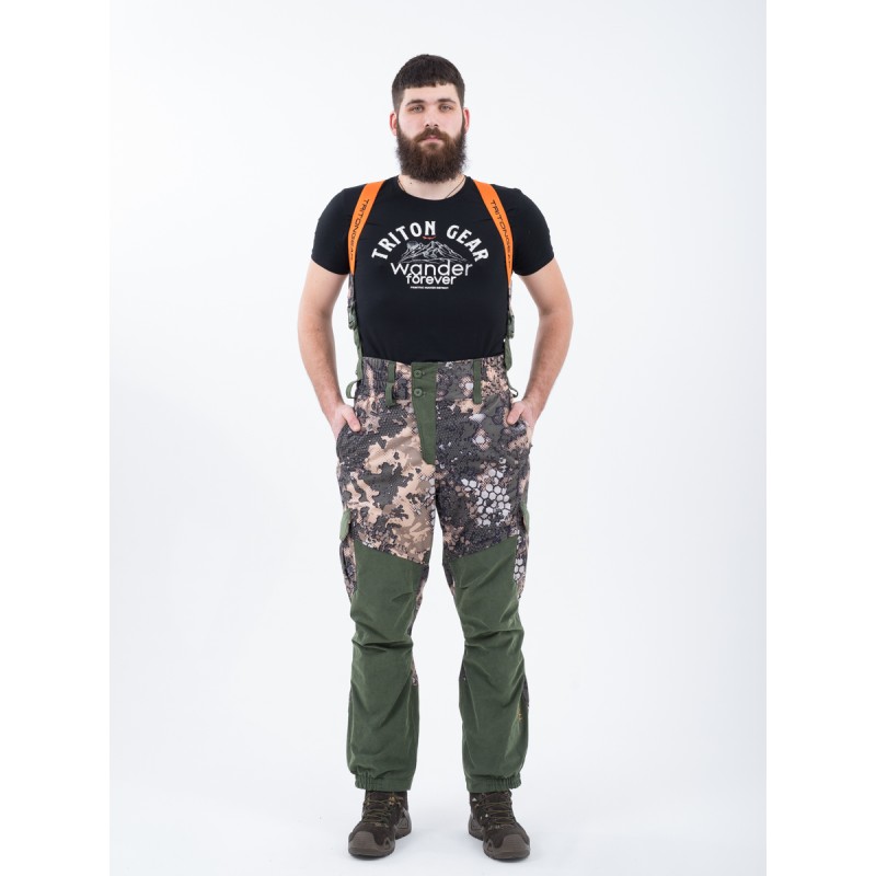 Костюм мужской Triton Gear Gorka PRO -5, ткань Алова, зеленый/песок, размер 48-50, 182-188 см