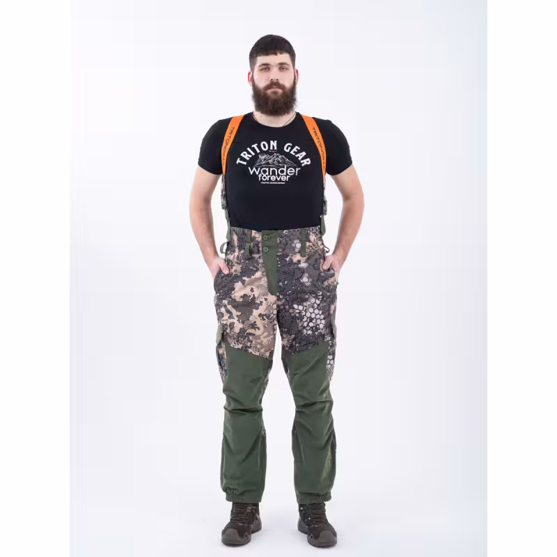 Костюм мужской Triton Gear Gorka PRO -5, ткань Алова, зеленый/песок, размер 56-58, 170-176 см