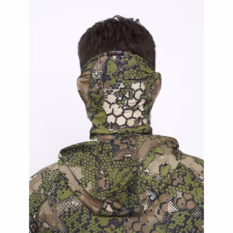 Маска Triton Gear, ткань Fabreex, принт Green Line