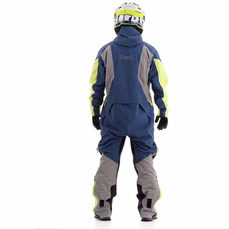 Комбинезон мужской Dragonfly Extrime 2.0 Man, мембрана DFTEX, размер 50-52 (L), 175-185 см, зеленый/синий