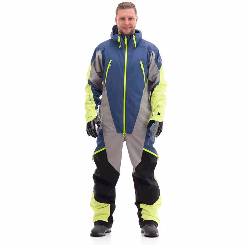 Комбинезон мужской Dragonfly Extrime 2.0 Man, мембрана DFTEX, размер 50-52 (L), 175-185 см, зеленый/синий