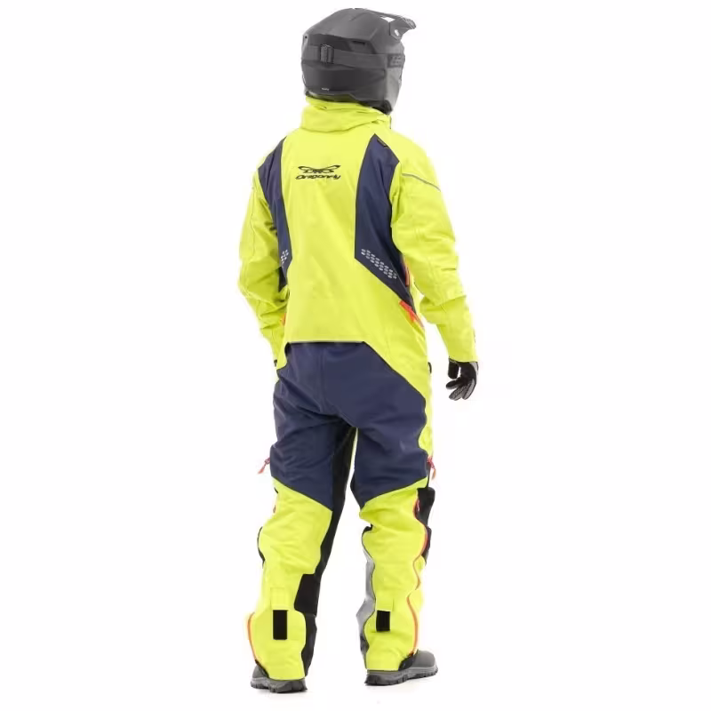 Комбинезон мужской Dragonfly Extreme 2.0, черный/желтый, размер L
