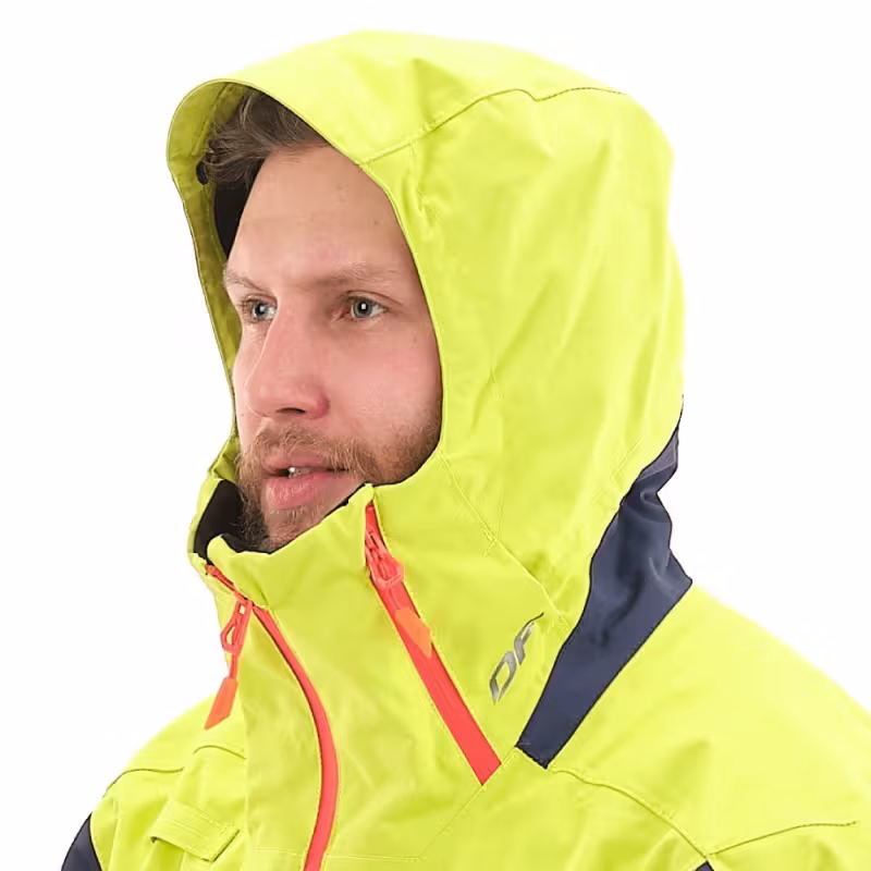 Комбинезон мужской Dragonfly Extreme 2.0, черный/желтый, размер L