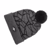 Шапка с помпоном Polaris Shattered Cuff Cap Gray, акрил, серый, размер универсальный
