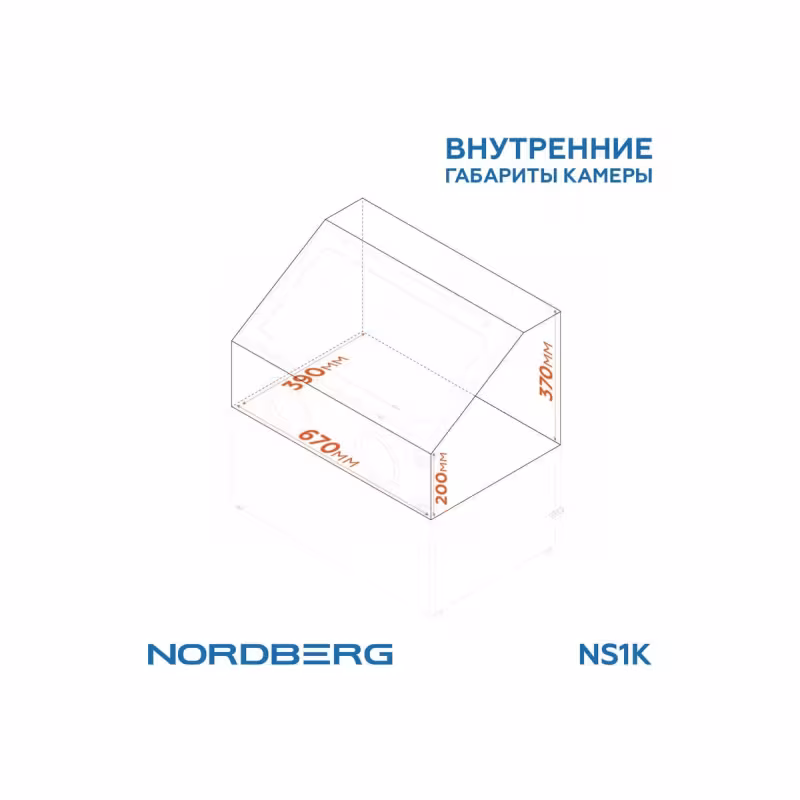 Камера пескоструйная Nordberg NS1K, 110 л