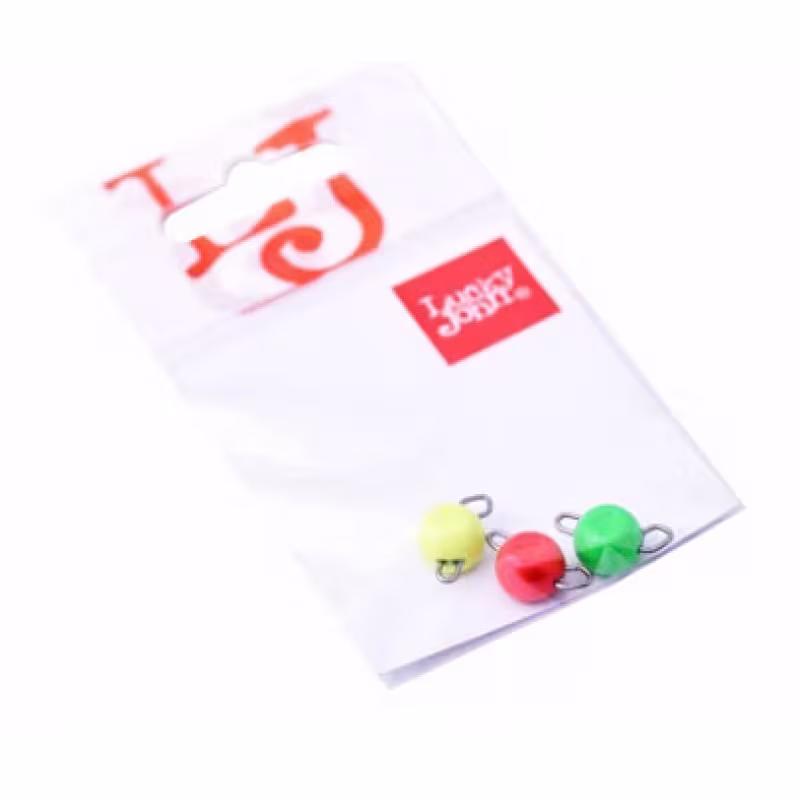 Набор груз-головок Lucky John Ball Rgy MIX1, 14г, 3шт