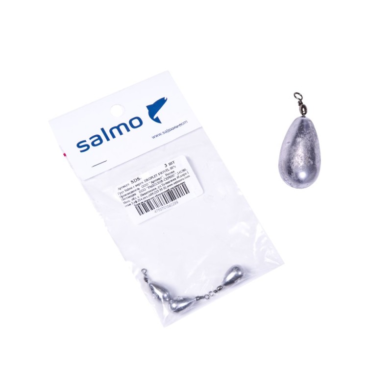 Груза Salmo droplet swivel, 11 г, 3 шт	