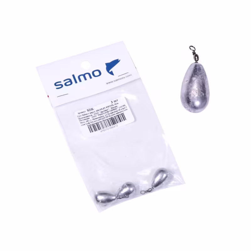 Грузы Salmo droplet swivel, 14 г, 3 шт	