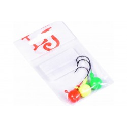 Джиг/головка Lucky John Ball Mix1, 14гр, крючок BN 002/0, 3шт.