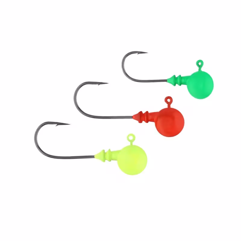 Джиг/головка Lucky John Ball Mix1, 24гр, крючок BN 004/0, 3шт.