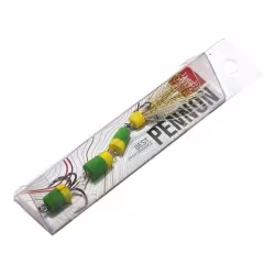 Приманка джиговая Lucky John Pennon 25, цвет зеленый/желтый