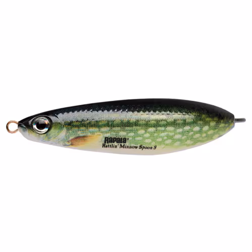 Блесна незацепляйка Rapala Rattlin' Minnow Spoon 08 /PK