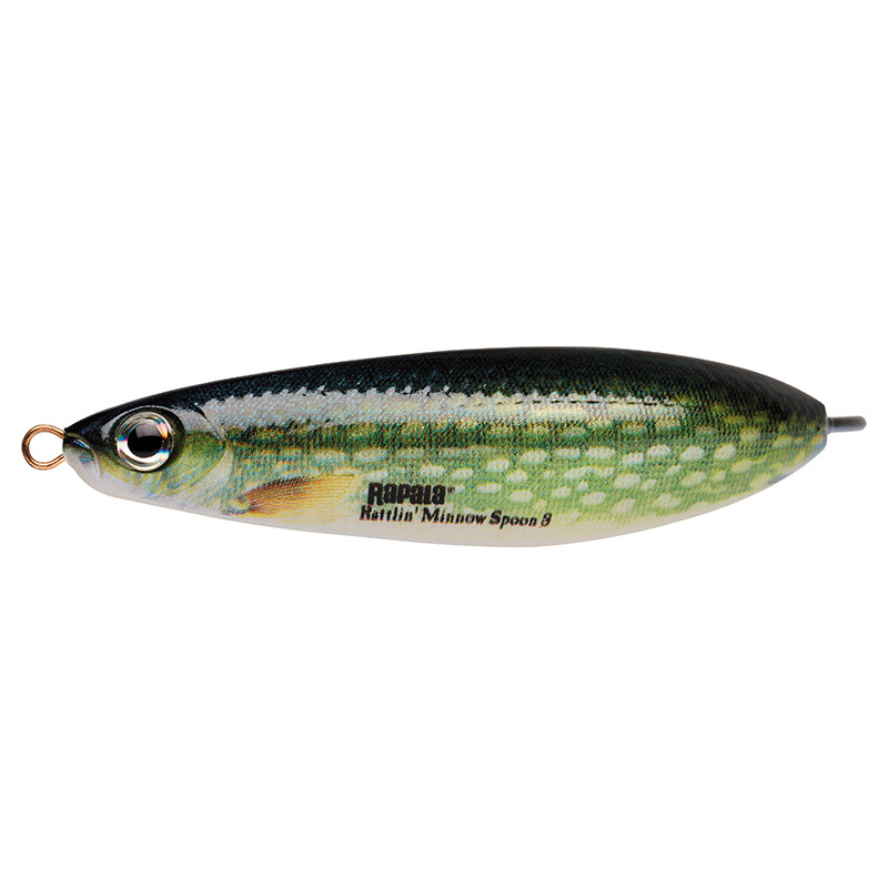 Блесна незацепляйка Rapala Rattlin' Minnow Spoon 08 /PK