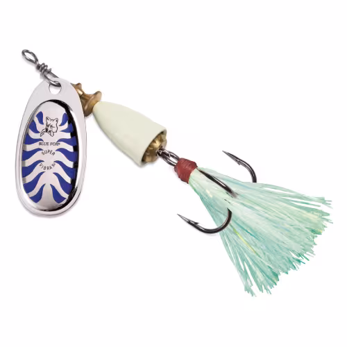 Блесна вращающаяся Blue Fox Vibrax Glow 3, BFGVS3-GLB