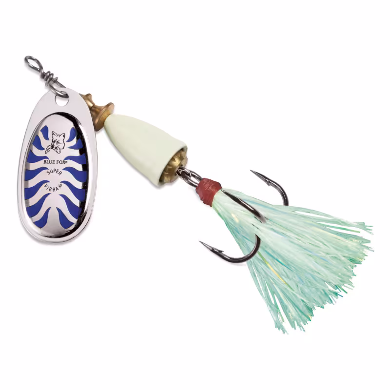 Блесна вращающаяся Blue Fox Vibrax Glow 3, BFGVS3-GLB