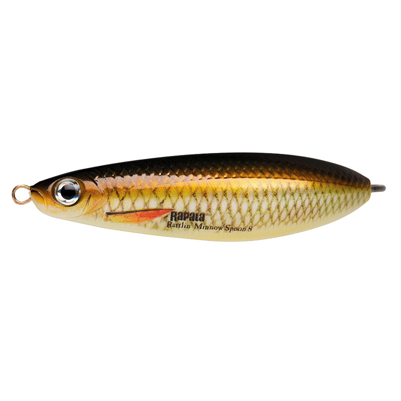 Блесна незацепляйка Rapala Rattlin' Minnow Spoon 08 /JP