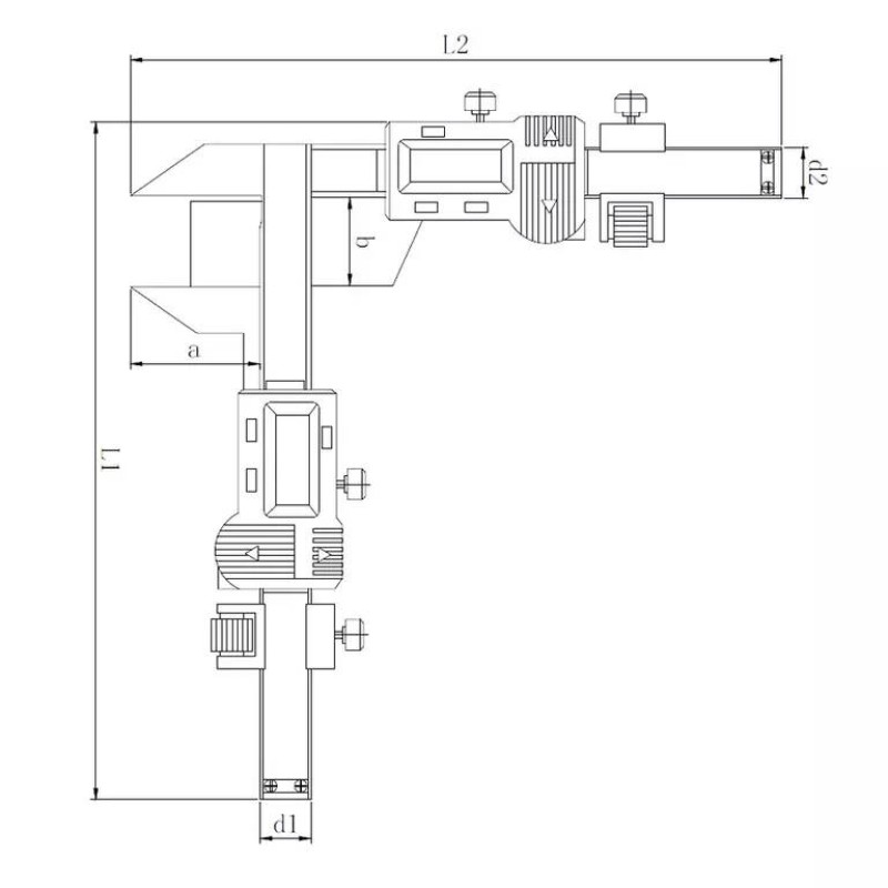 Штангензубомер Asimeto М5-50 328-06-2, 50 мм