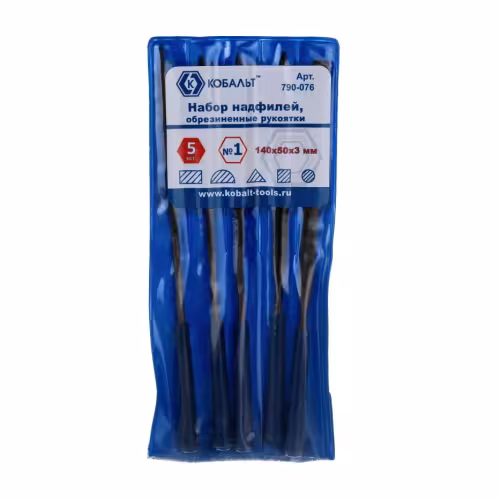 Набор надфилей №1 Кобальт 790-076, 5 шт