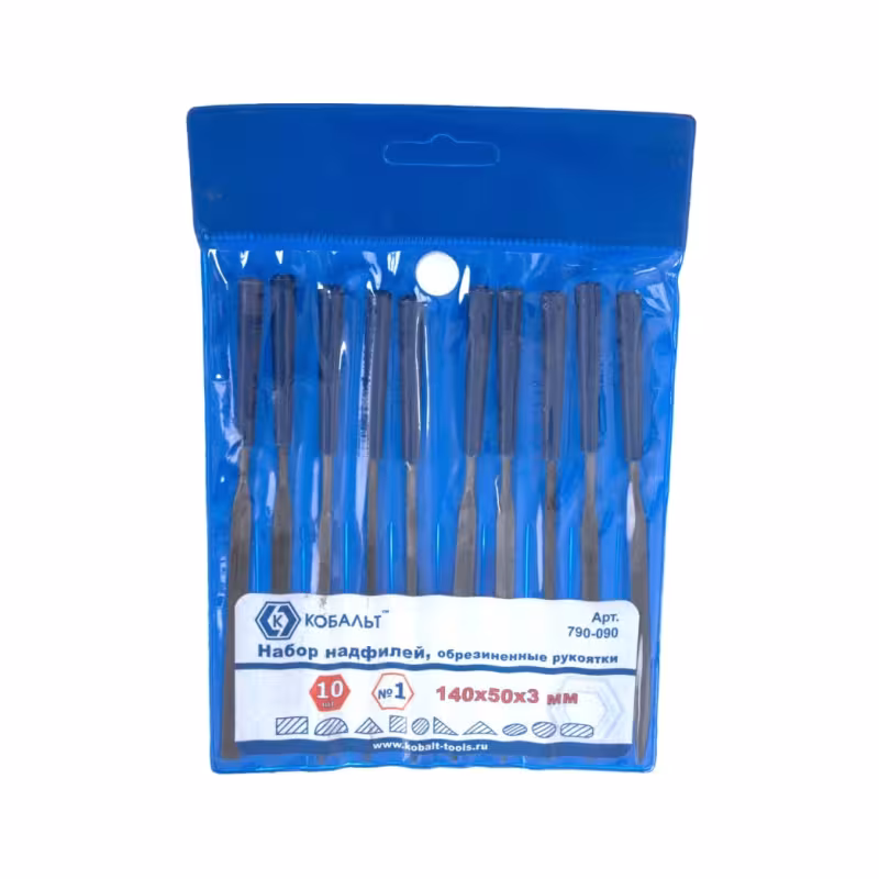 Набор надфилей №1 Кобальт 790-090, 10 шт