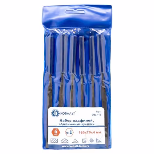 Набор надфилей №1 Кобальт 790-113, 6 шт