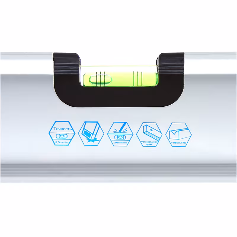 Уровень строительный пузырьковый Кобальт Экстра 243-288, 800 мм