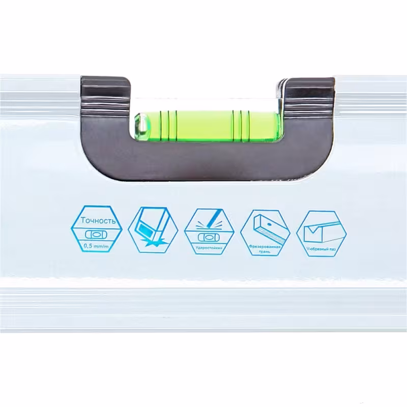 Уровень строительный пузырьковый Кобальт Экстра 243-318, 1500 мм