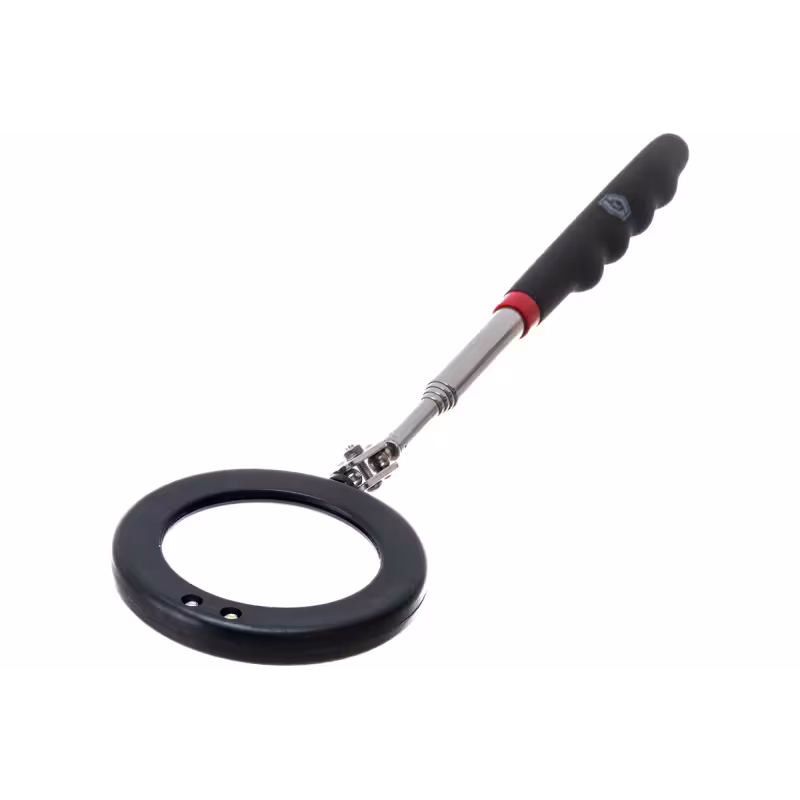 Зеркало инспекционное телескопическое Кобальт 918-207, 280 - 870 мм, 75 мм,  LED фонарик