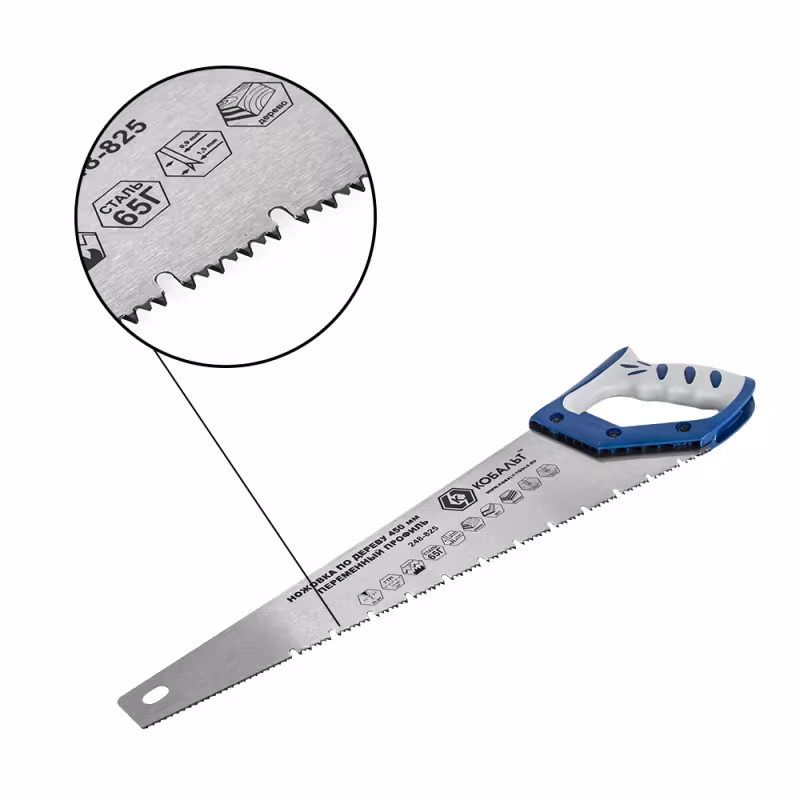 Ножовка по дереву Кобальт 248-825, 450 мм
