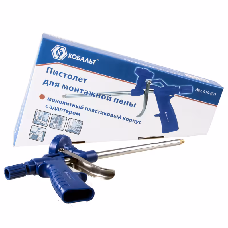 Пистолет для монтажной пены Кобальт 919-631