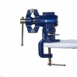 Тиски слесарные поворотные Кобальт 910-010, 63 мм