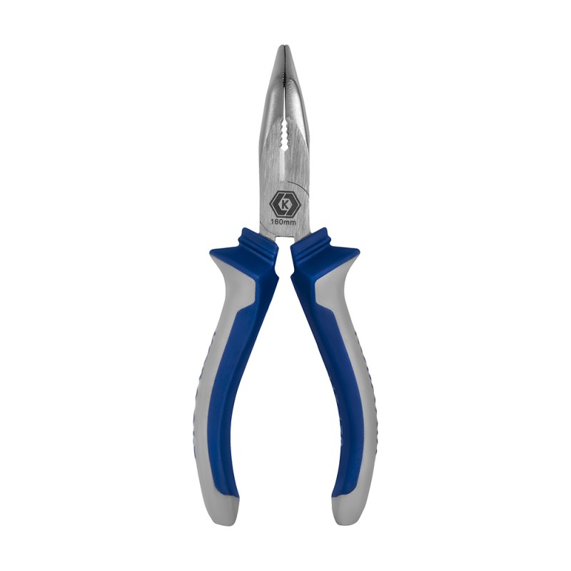 Длинногубцы изогнутые Кобальт 647-178, 160 мм