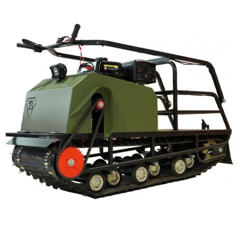 Мотобуксировщик Бурлак Хозяин-1, 15 л.с, катки